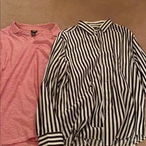 H&M men’s striped shirts
